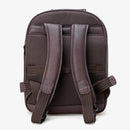 Mochila Em Couro Café